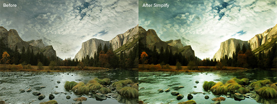 simplify before after