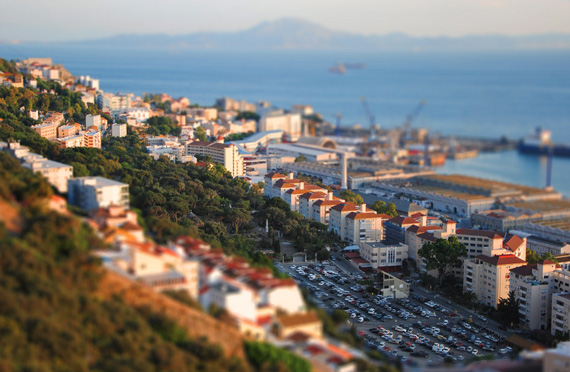 tilt-shift landscape photography