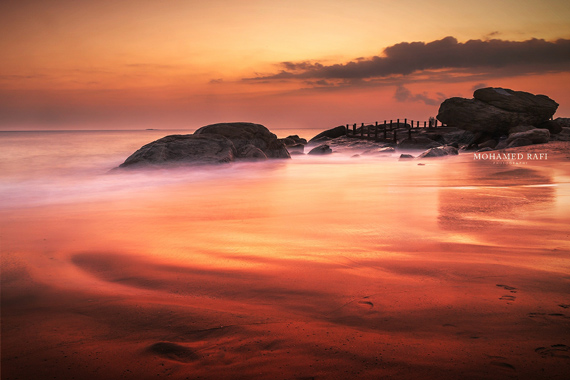 long exposure sunset photography