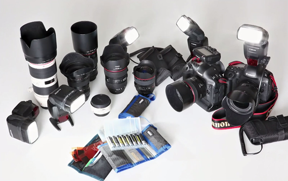 A look inside Davis' gear bag.