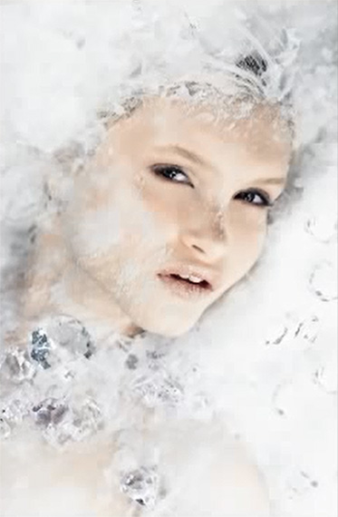 beauty-portrait-ice-lights