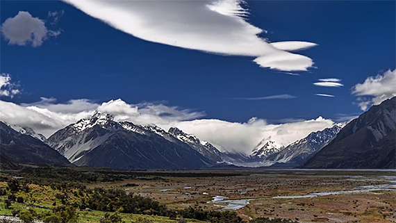 timelapse series of new zealand