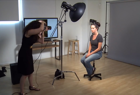 beauty dish for portraits