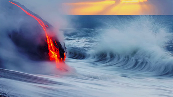 volcano hawaii extreme photography lava light