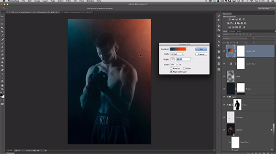 gradient photoshop lighting