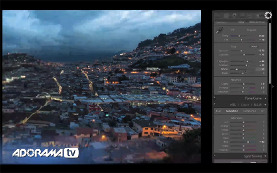 how to post-process a cityscape image in Lightroom