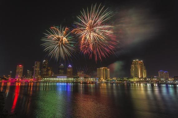 how to take fireworks photos