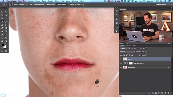 remove acne photoshop tutorial