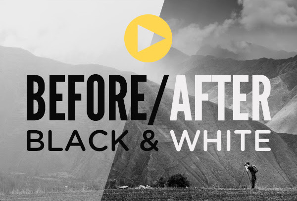 before after black and white