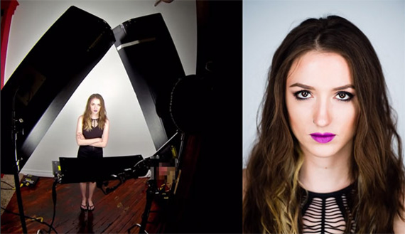 headshots-using-video-lights