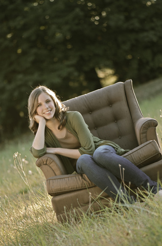 portrait with chair