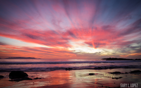 beach sunset