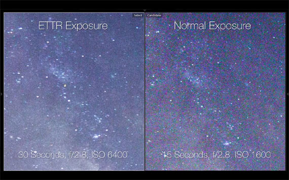 ettr comparison 