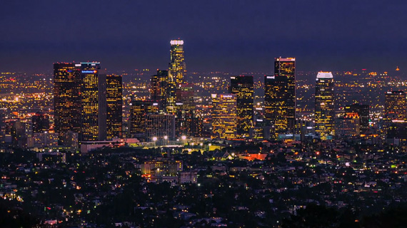 los angeles timelapse photography