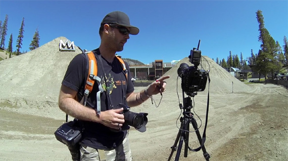 capturing high speed action using remote transceiver