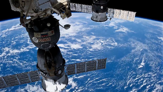 a view from the international space station