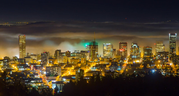 Portland Fog Timelapse