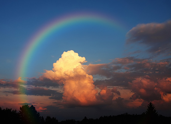 rainbow color photography