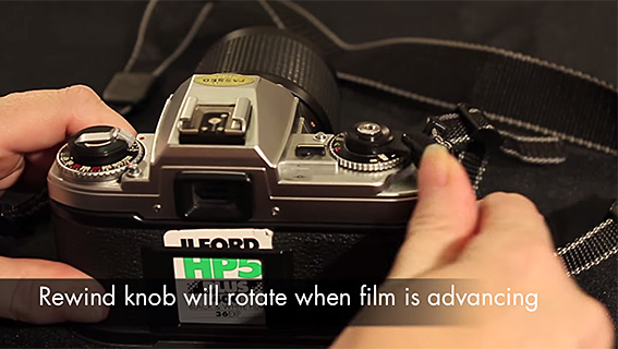 tension film in camera