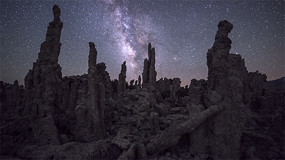 milky way timelapse