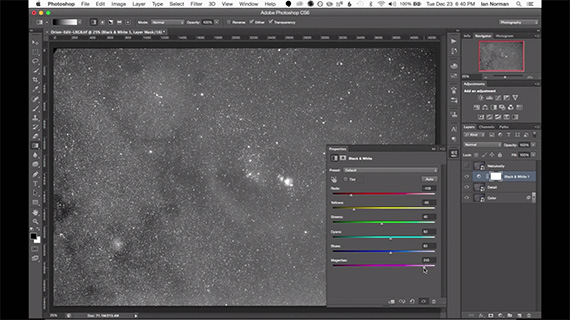 Post processing star photos in photoshop