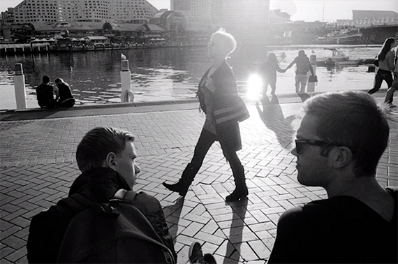 waiting for the perfect moment for street photography