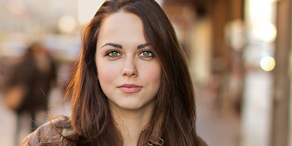 portrait with blurred background