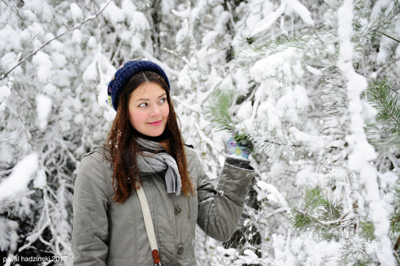 snow portrait