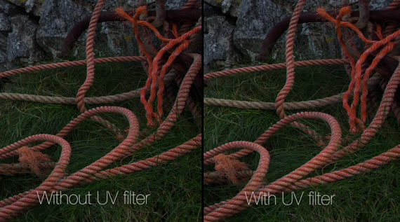 UV Filters comparison photos