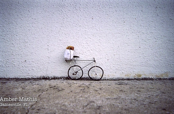 bicycle and wall picture