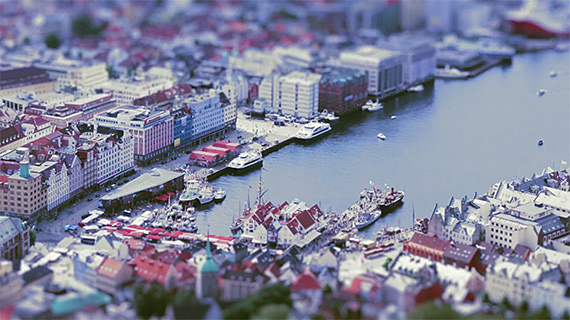 miniature nordic city photo