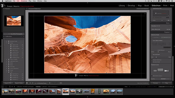 Lightroom slideshow