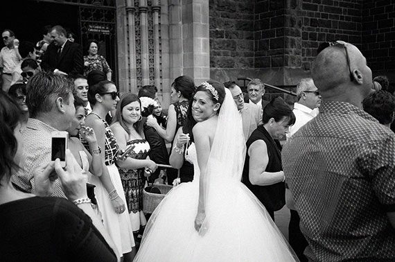 bride at wedding