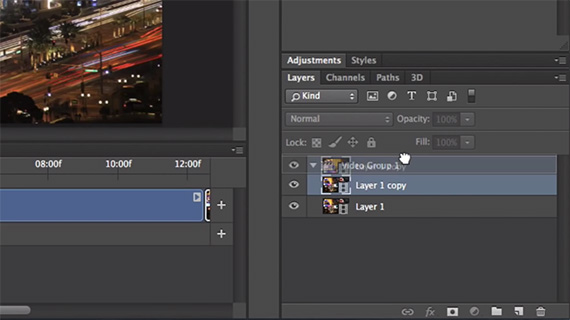 ordering layers in photoshop