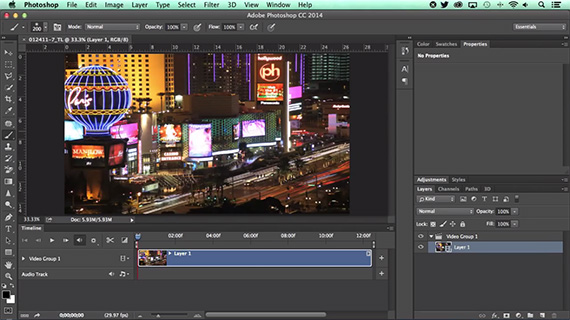 using photoshop to create a cinemagraph 