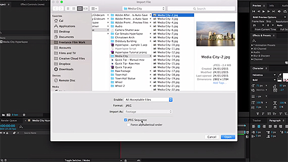 adobe after effects hyperlapse