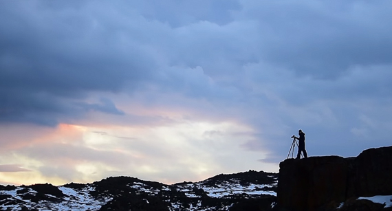 photographer silhouette