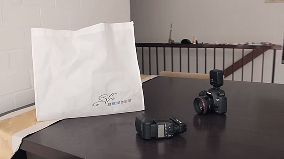 shopping bag light modifier