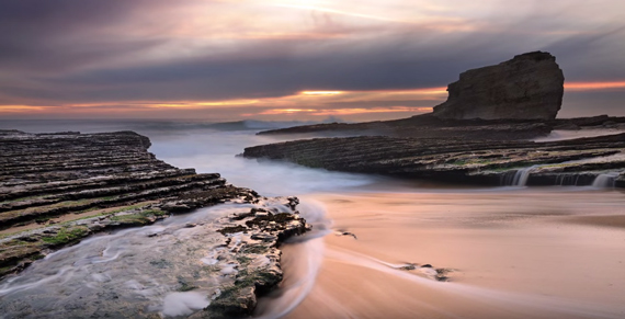 ocean waves long exposure