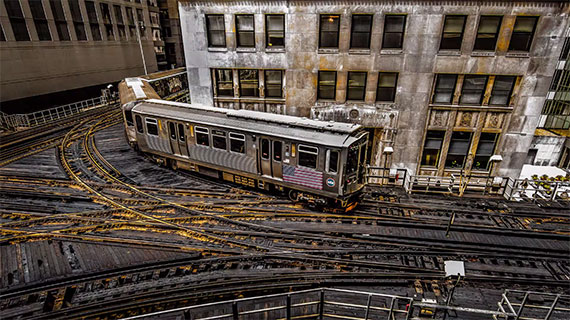 photographing public transportation