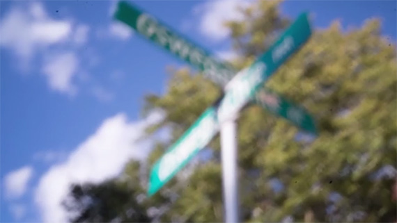 pinhole street signs