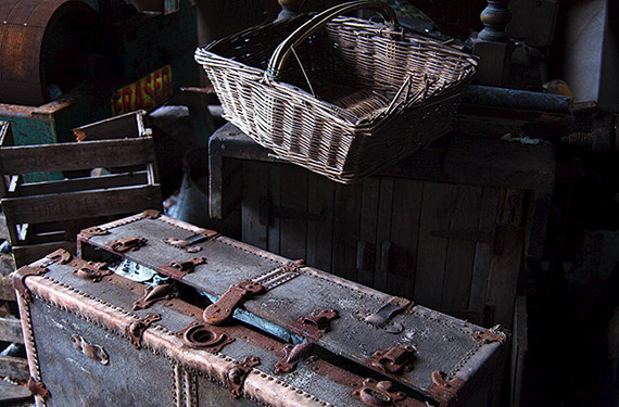 basket suitcase still photography