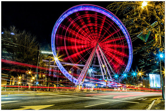 light trail photography