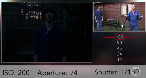 adjust ambient light high shutter speed