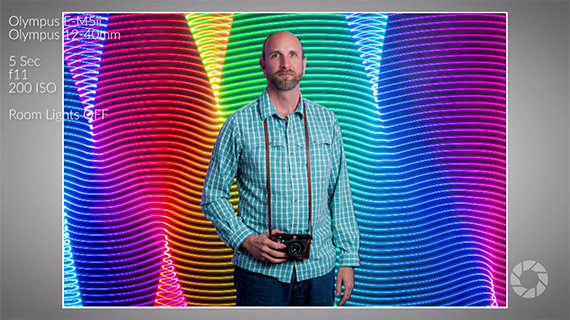 LED lights for portrait background