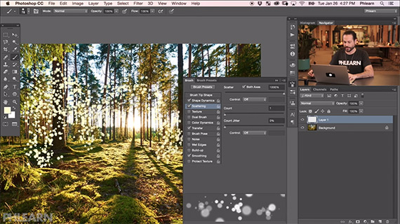 how to create sun rays in photoshop