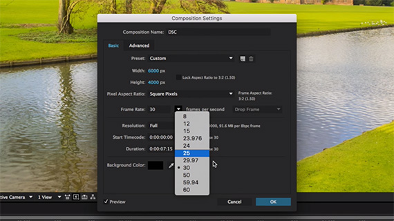 Assembling a time-lapse sequence