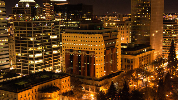 nighttime cityscape