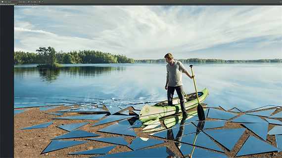 Erik Johansson, broken lake