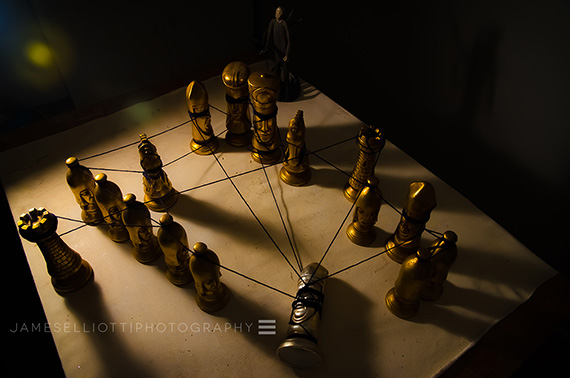 chess board concept photo